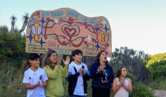 EN UN EMOTIVO ACTO, SE INAUGUR UN MURAL EN HOMENAJE A CARLOS CASADO