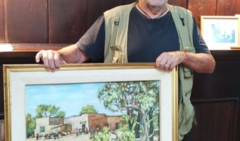 Se incorpor una obra del artista Adolfo Cimini al patrimonio artstico del Museo Histrico Municipal