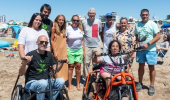 SE ADQUIRI UN NUEVO TRICICLO ELCTRICO PARA LA PLAYA INTEGRADA