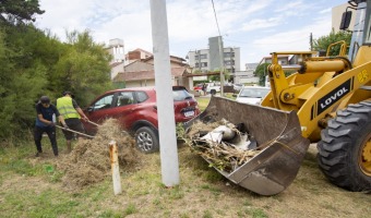 CORRALN AVANZA CON LA LIMPIEZA Y MANTENIMIENTO DE LA CIUDAD