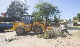 MONTE RINCN: FINALIZARON LOS TRABAJOS DE LIMPIEZA CON EL RETIRO DE 22 BATEAS DE RESIDUOS NO CONVENCIONALES Y PODA