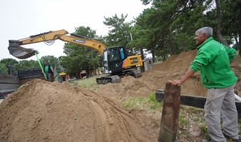 AVANCE DE LA EXTENSIN DE LA RED DE CLOACAS EN EL BARRIO LA CARMENCITA