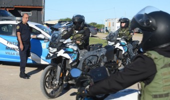 LLEG LA PRIMERA AVANZADA DE MOTOS GPM PARA REFORZAR LA SEGURIDAD EN VILLA GESELL