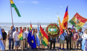 ACTO DE CONMEMORACIN POR EL DA DEL MAR BOLIVIANO EN VILLA GESELL