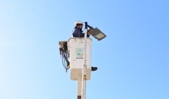 DIRECCIN DE COORDINACIN: AVANZAN LOS TRABAJOS DE RECAMBIO DE LUMINARIAS