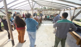SE REALIZ UN TALLER DE SIEMBRA EN HUERTA EN EL PARQUE AMBIENTAL
