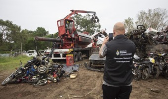 SEGURIDAD: SE PROCEDI A LA COMPACTACIN DE 500 VEHCULOS