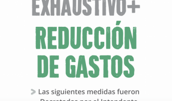 CONTROL EXHAUSTIVO Y REDUCCIN DE GASTOS: NUEVAS MEDIDAS DISPUESTAS POR EL INTENDENTE