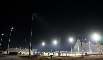LA CANCHA DE HOCKEY YA CUENTA CON NUEVA ILUMINACIN Y GAS NATURAL