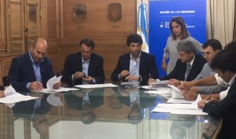 El intendente Barrera firm un importante convenio con el Ministerio del Interior