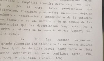 La justicia suspendi la ordenanza de la baja de impuestos a grandes parcelas