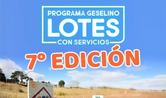 EL 7 SORTEO DE LOTES CON SERVICIOS SE REALIZAR EL 15 DE NOVIEMBRE