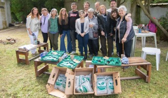 EL TALLER DE HUERTA DE LA CASA DE LOS ABUELOS RECIBIÓ KITS DE TRABAJO