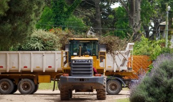 AVANZAN LAS TAREAS DE MANTENIMIENTO Y LIMPIEZA EN TODO EL PARTIDO