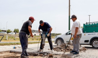 TRABAJOS DE BACHEO EN DISTINTAS ARTERIAS ASFALTADAS