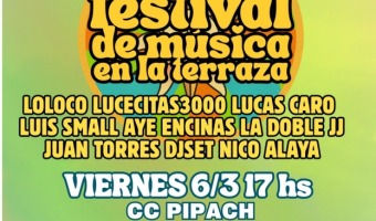 FESTIVAL DE M�SICA EN LA TERRAZA EN EL CENTRO CULTURAL PIPACH