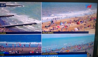Las playas de Gesell en TN