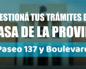 CASA DE LA PROVINCIA: D�AS Y HORARIOS DE ATENCI�N