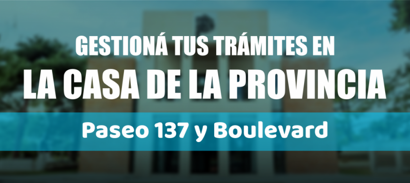 CASA DE LA PROVINCIA: D�AS Y HORARIOS DE ATENCI�N