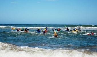 Una nueva fecha del Campeonato bonaerense de Kayak se realiza en Gesell