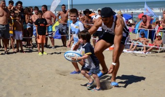 La playa de los Jaguares en Villa Gesell