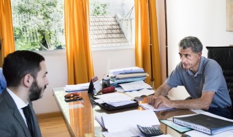 El intendente se reuni con el juez de garantas de Villa Gesell