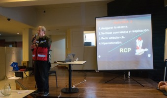 Exitosa capacitacin en RCP y Primeros auxilios