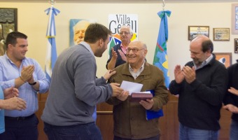 OSVALDO BUCCINI FUE DISTINGUIDO COMO CIUDADANO ILUSTRE