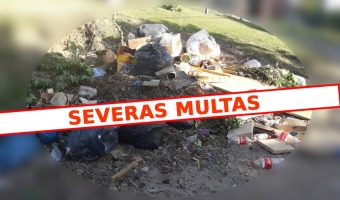 Multas por arrojar residuos en espacios pblicos