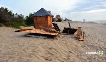 OTRA JUGUERA SIN PERMISO FUE RETIRADA DE LA PLAYA