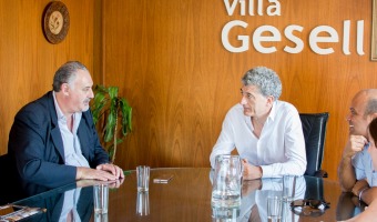 EL RECTOR DE LA UNIVERSIDAD NACIONAL DE MAR DEL PLATA VISIT VILLA GESELL