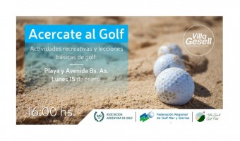 Acercate al Golf en la playa geselina
