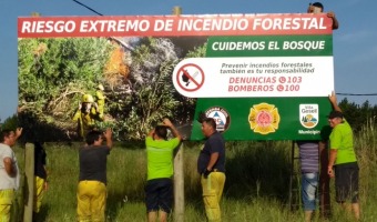 FUERTE CAMPAA DE PREVENCIN DE INCENDIOS EN VA PBLICA