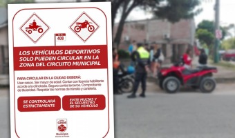 LOS VEHCULOS DEPORTIVOS SOLO PUEDEN CIRCULAR EN LA ZONA DEL CIRCUITO MUNICIPAL