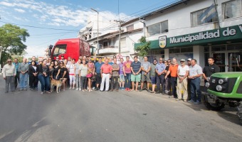 EL MUNICIPIO INCORPOR UN CAMIN TRACTOR Y DOS TRACTORES 4X4