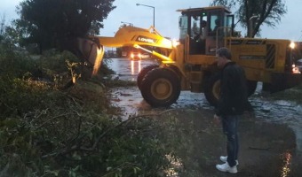 LA MUNICIPALIDAD DE VILLA GESELL, ACTIV TODOS SUS SISTEMAS DE EMERGENCIA ANTE LA FUERTE TORMENTA DE ESTA TARDE