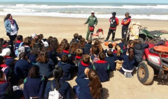 JORNADA SOBRE PREVENCIN DE ACCIDENTES EN PLAYA Y RECICLADO