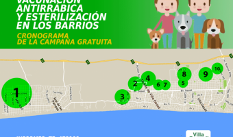 CRONOGRAMA DE VACUNACIN ANTIRRBICA Y ESTERILIZACIN EN LOS BARRIOS
