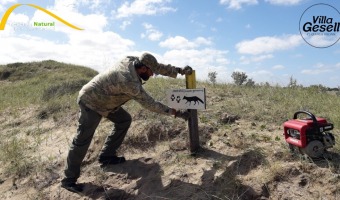 Mejorando el sendero y las sealticas de la Reserva