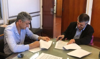 Barrera firm convenio con la UBA para potenciar la construccin