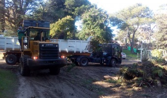 Gran trabajo municipal en mejoras del espacio pblico