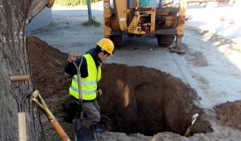 LA COMUNA AVANZA CON LAS OBRAS DE CLOACAS