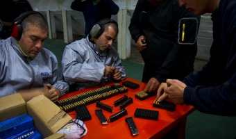Nueva prctica de tiro de los cadetes de Polica local