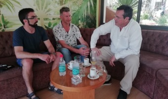 EL MINISTRO DE CULTURA TRISTN BAUER EN VILLA GESELL