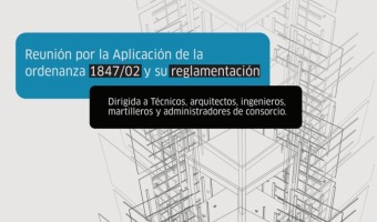 HOY, REUNIN INFORMATIVA SOBRE LA ORDENANZA 1847/02