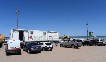 CAMPAA DE DONACIN DE SANGRE EN EL MUELLE