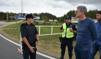 EL INTENDENTE, PRESENTE EN LOS OPERATIVOS DE ACCESO A LA CIUDAD