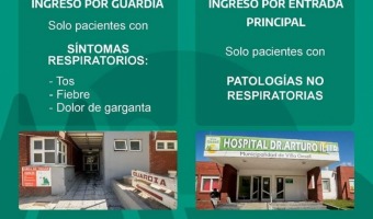 PARA CUIDARNOS ENTRE TODOS: ESTOS SON LOS NUEVOS INGRESOS DE EMERGENCIA AL HOSPITAL