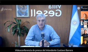 EL INTENDENTE DESTAC LA TAREA DE LOS PERIODISTAS Y OFRECI UNA VIDEOCONFERENCIA DE PRENSA