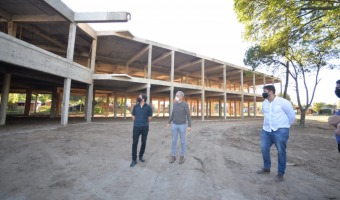 EL JEFE DE GABINETE DE LA PROVINCIA RECORRI LA OBRA DEL FUTURO HOSPITAL